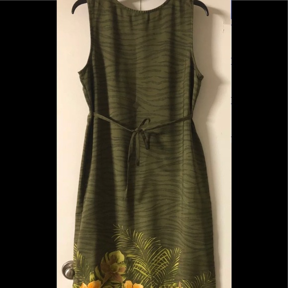 R&K Originals Dress Sz 10 🏝New without Tags Maxi Summer Beach tie waist - Picture 3 of 12